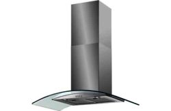 Baumatic BT93GL 90cm Glass Cooker Hood - Stainless Steel